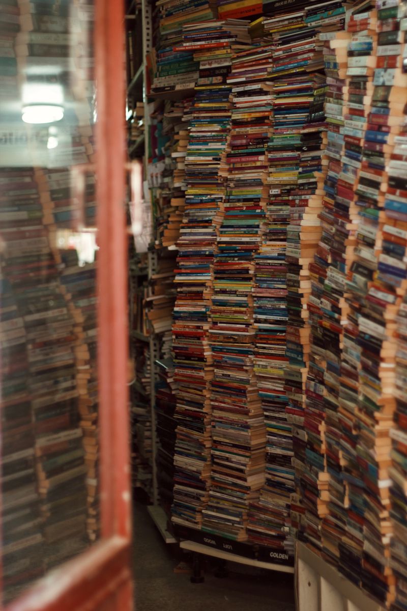 古本の山