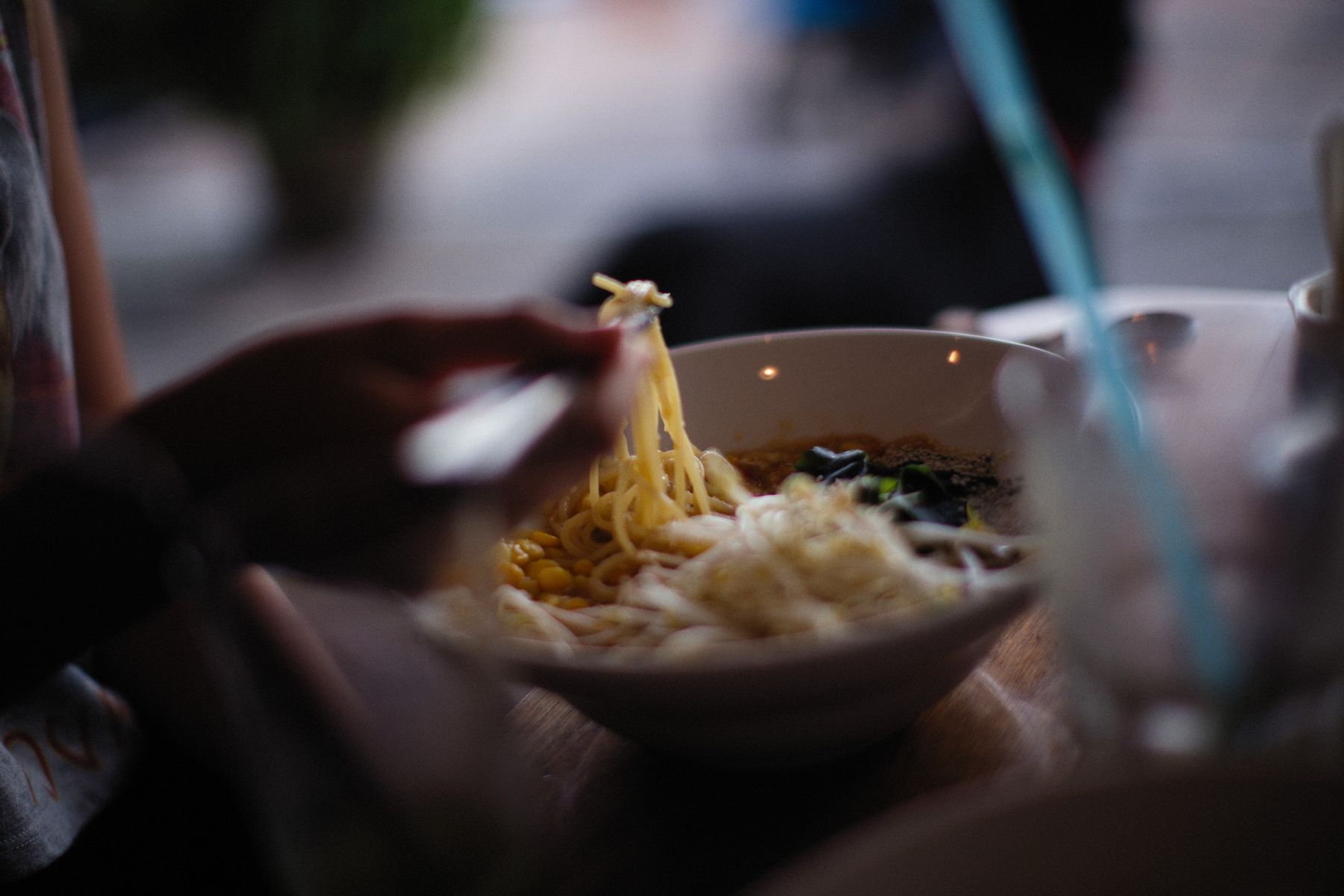 ラーメンなど飲食店の料理
